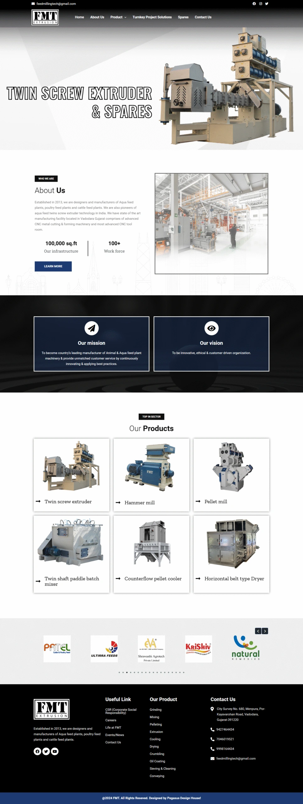 FMT website development project