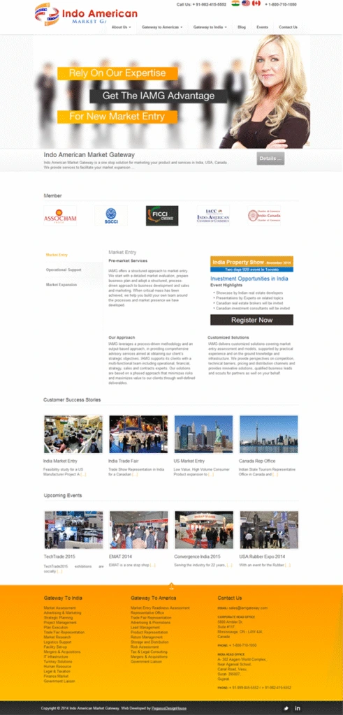 IMAG website development project