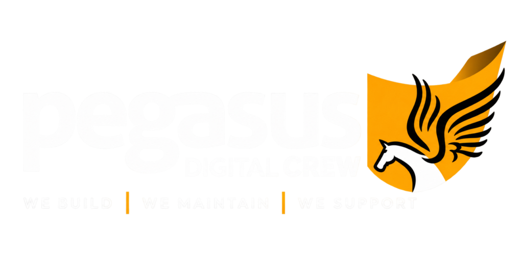 pegasus digital crew footer logo