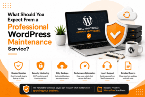What Should You Expect From a Professional WordPress Maintenance Service?
