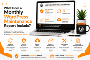What Does a Monthly WordPress Maintenance Report Include? (2026 Guide)