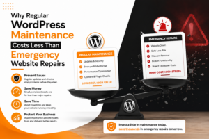 Why Regular WordPress Maintenance Costs Less Than Emergency Repairs