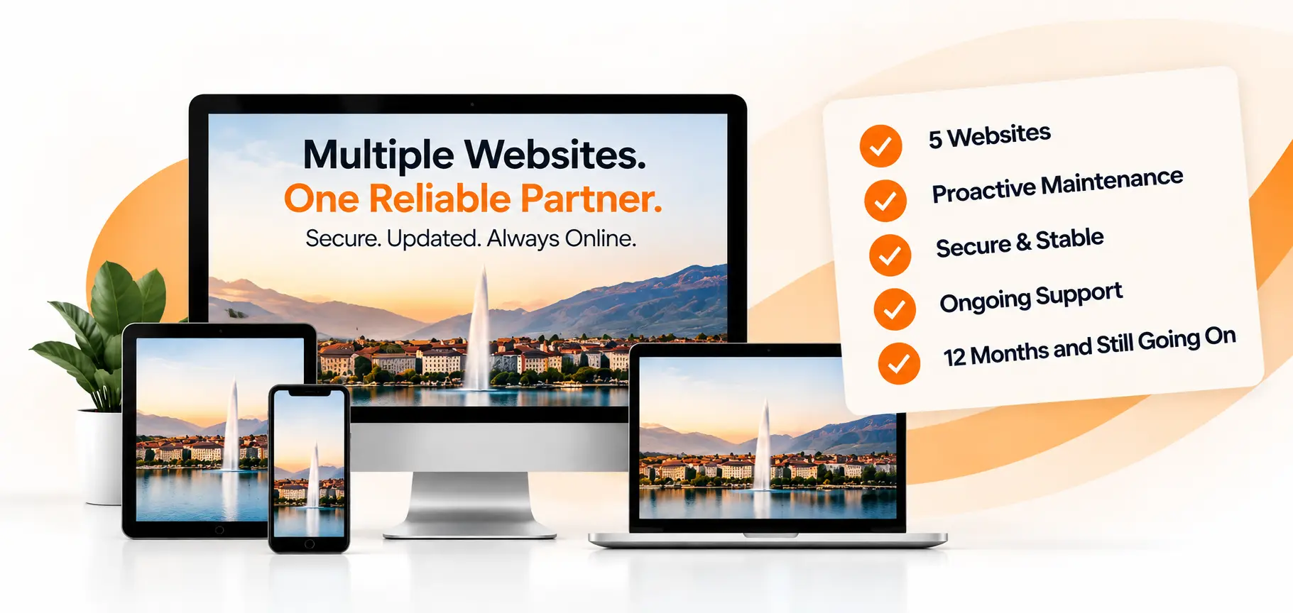 WordPress maintenance and support for multiple websites